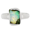 Ethiopian Opal Rough Ring size-7 R-1001 25-ER16198