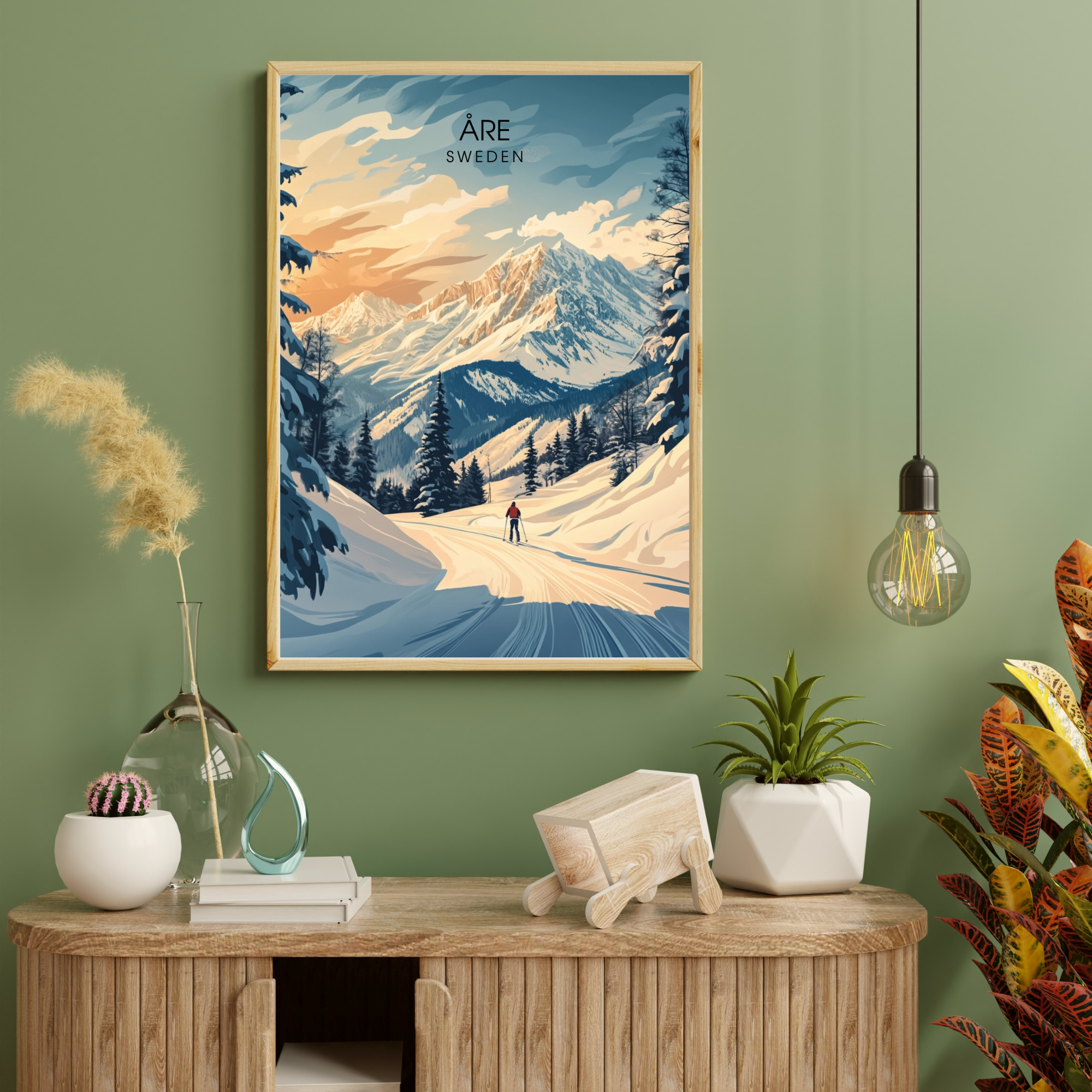 Affiche Åre | Poster Murale Suède | Affiche Suède