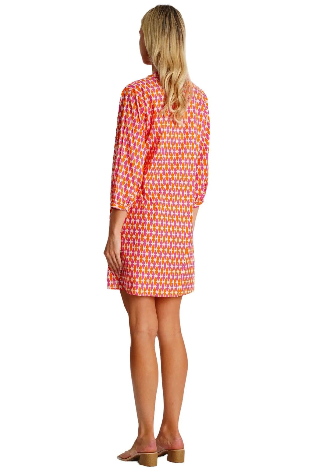 Front Pleated Shirt Dress