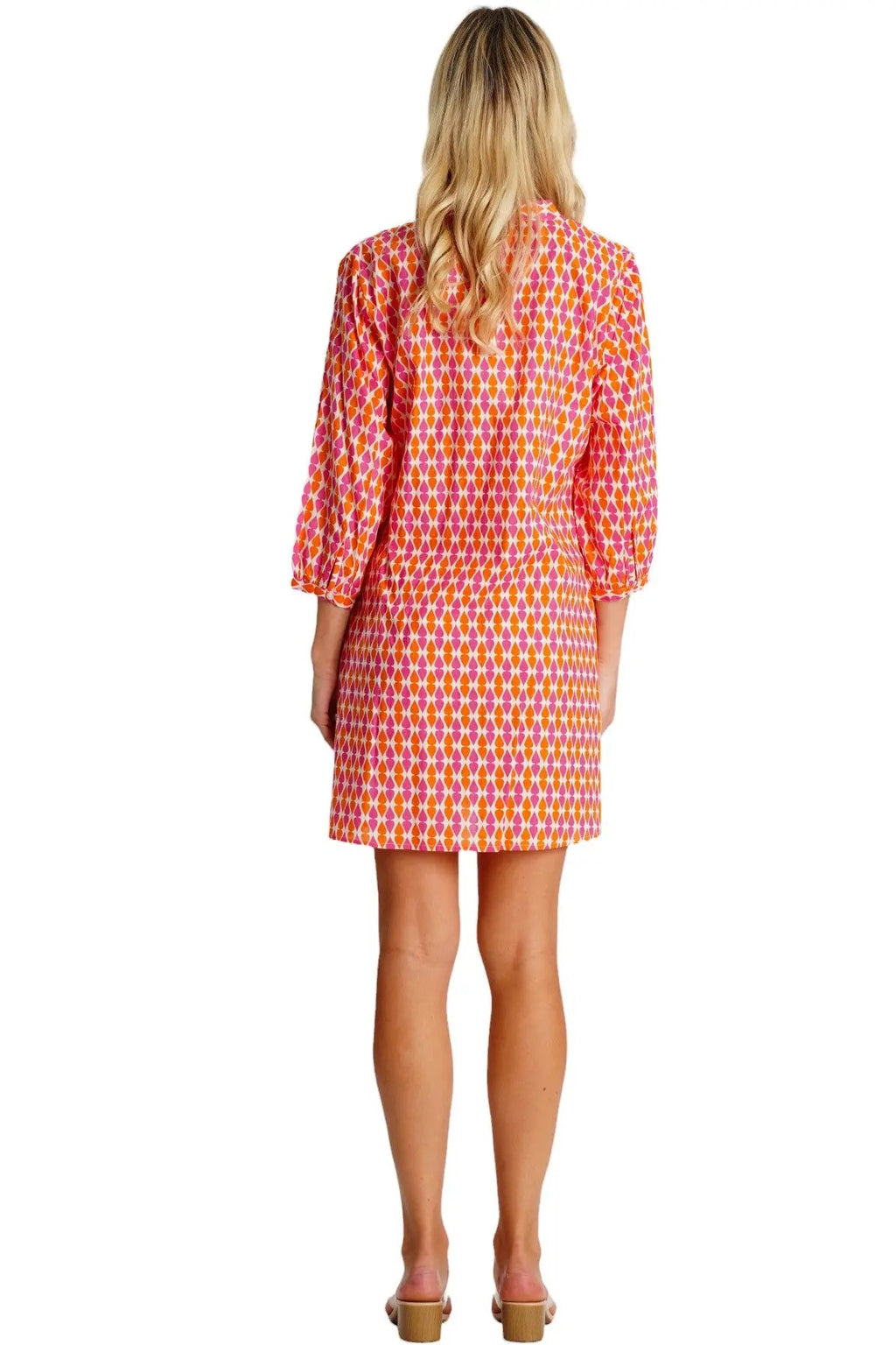 Front Pleated Shirt Dress