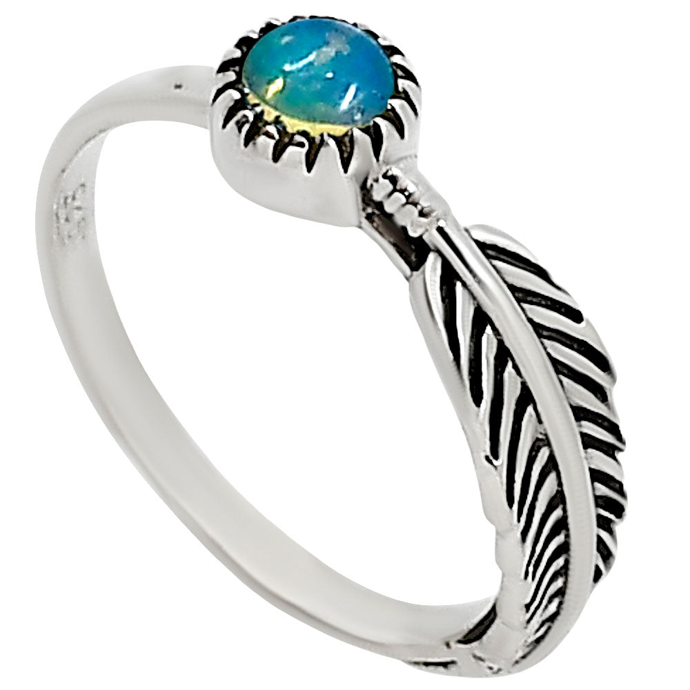 Ethiopian Opal Ring size-5 R-1042 SDR253880
